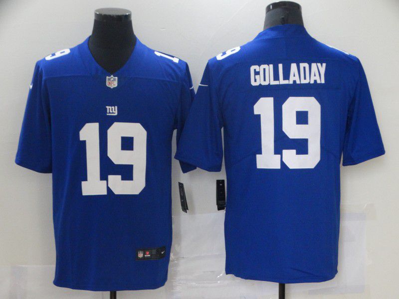 Men New York Giants 19 Golladay Blue 2021 Vapor Untouchable Limited Player Nike NFL Jersey
